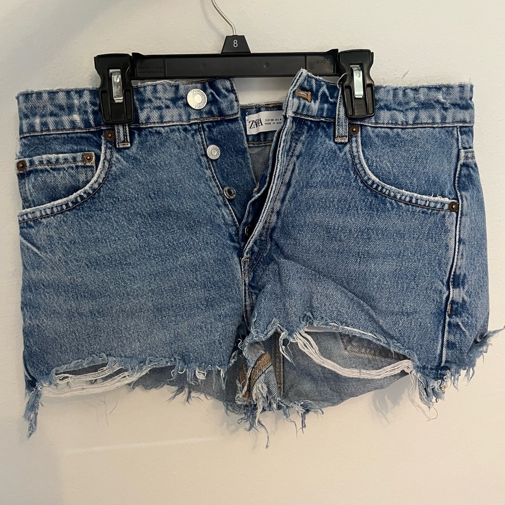 Zara Blue Jean Shorts